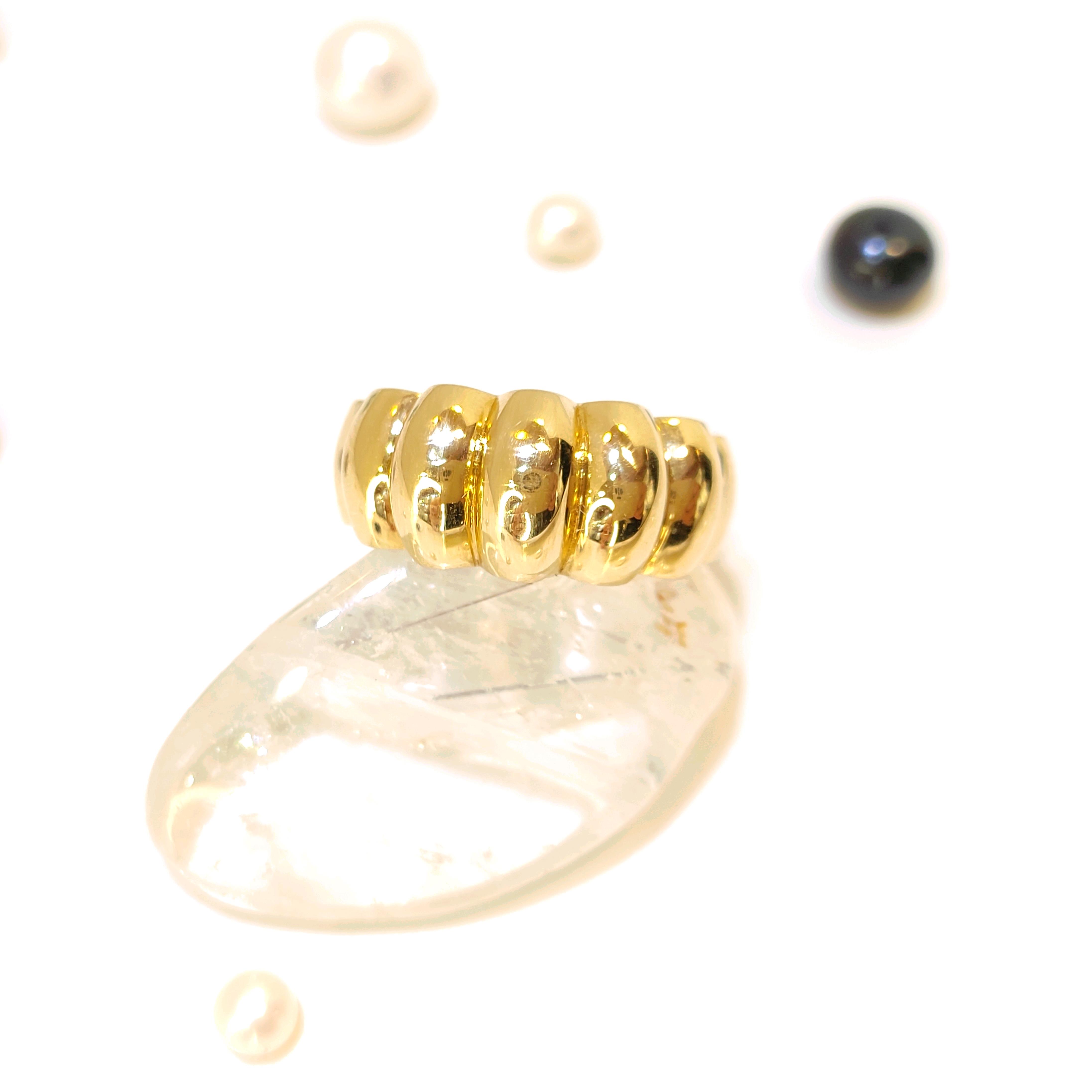 İstiridye Taşsız Yüzük 14 Ayar Altın HD VİDEOLU