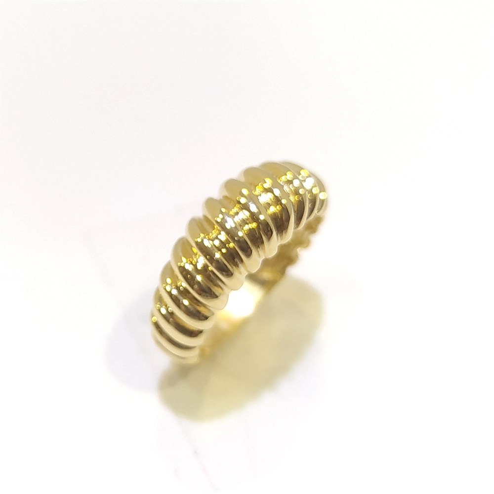 İstiridye Yüzük 14 Ayar Altın