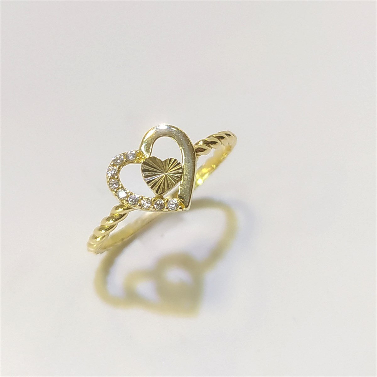 Kalpli Yüzük 14 Ayar Altın