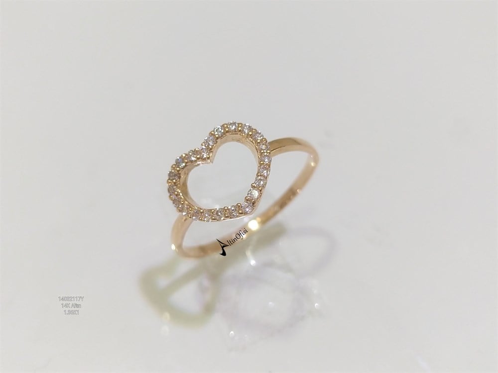 Kalpli Yüzük 14 Ayar Altın