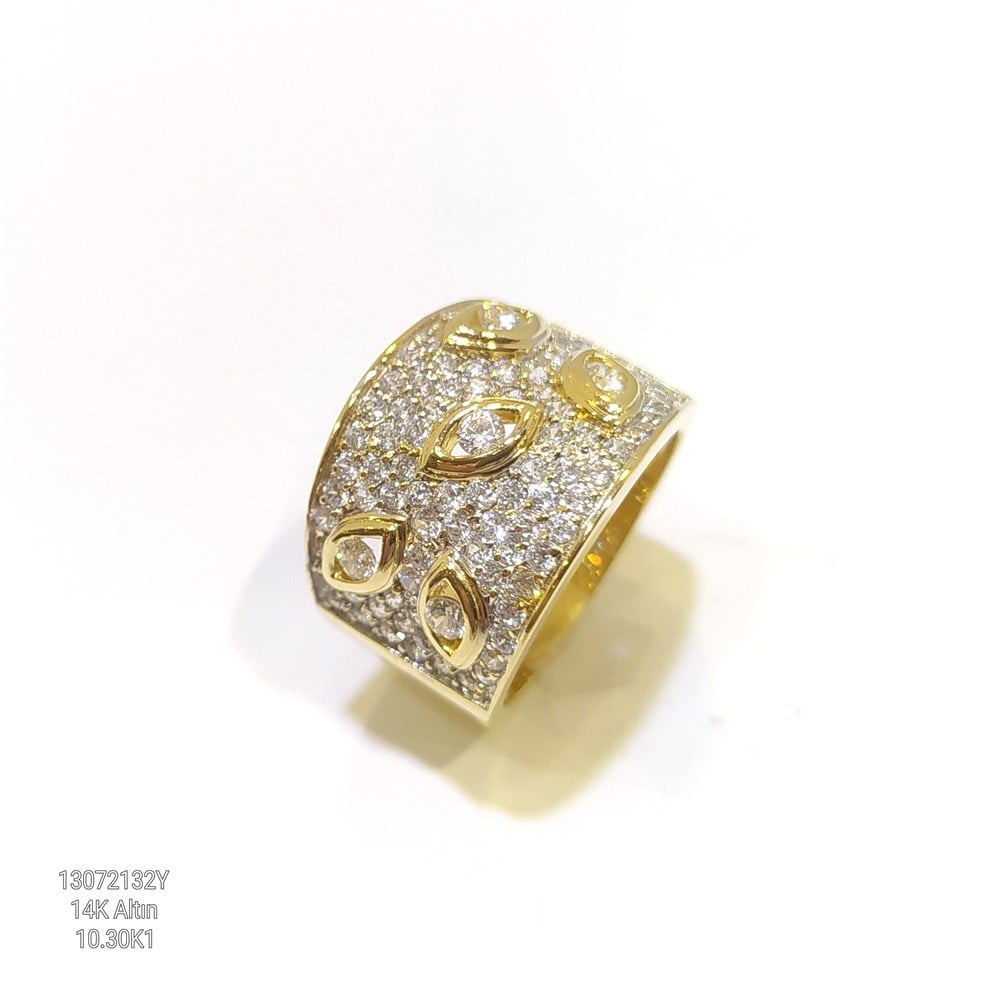 Mega Yüzük 14 Ayar Altın