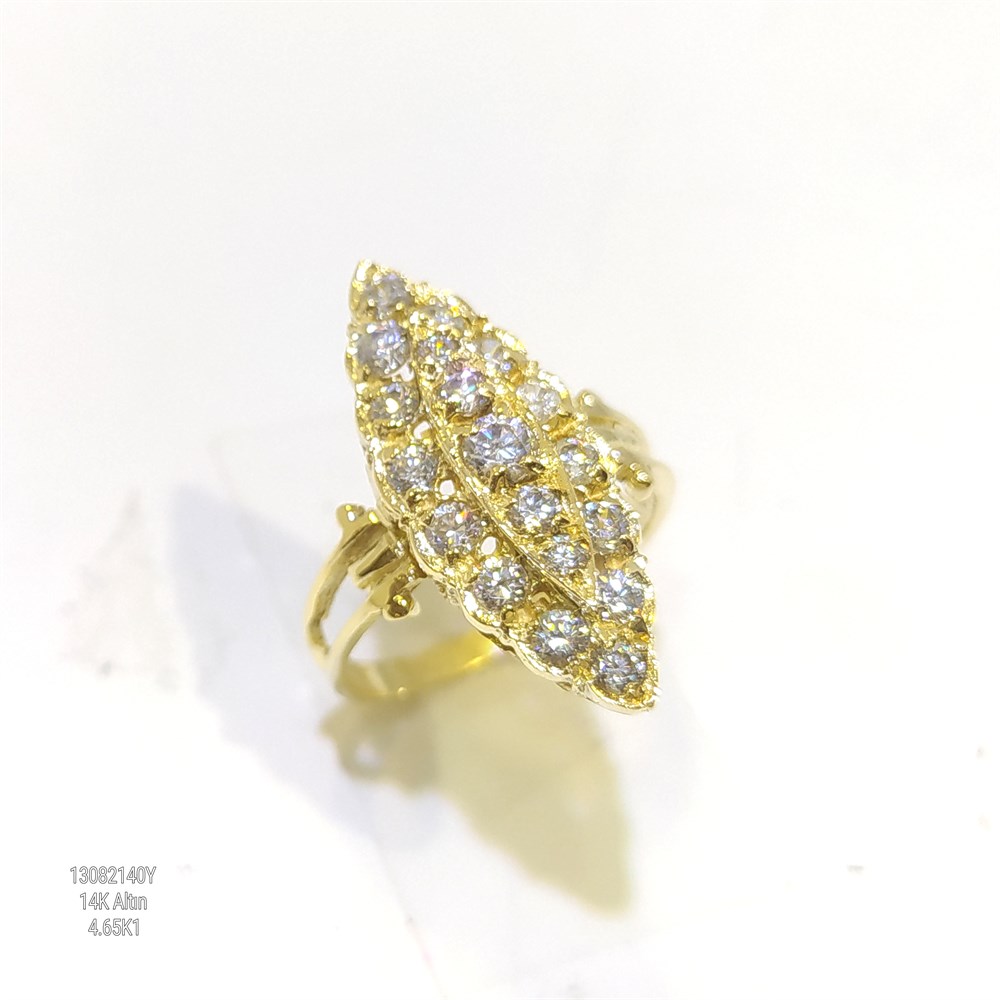 Mekik Yüzük 14 Ayar Altın