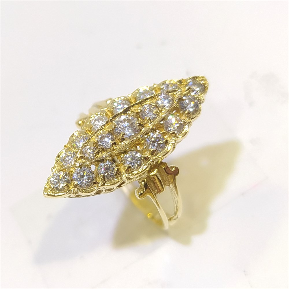 Mekik Yüzük 14 Ayar Altın