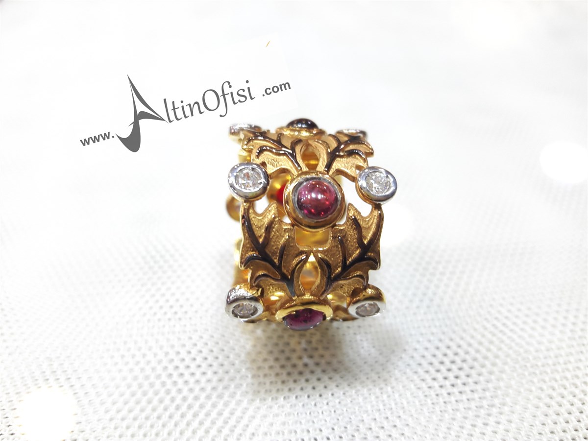 Otantik Alyans Yüzük 14 Ayar Altın