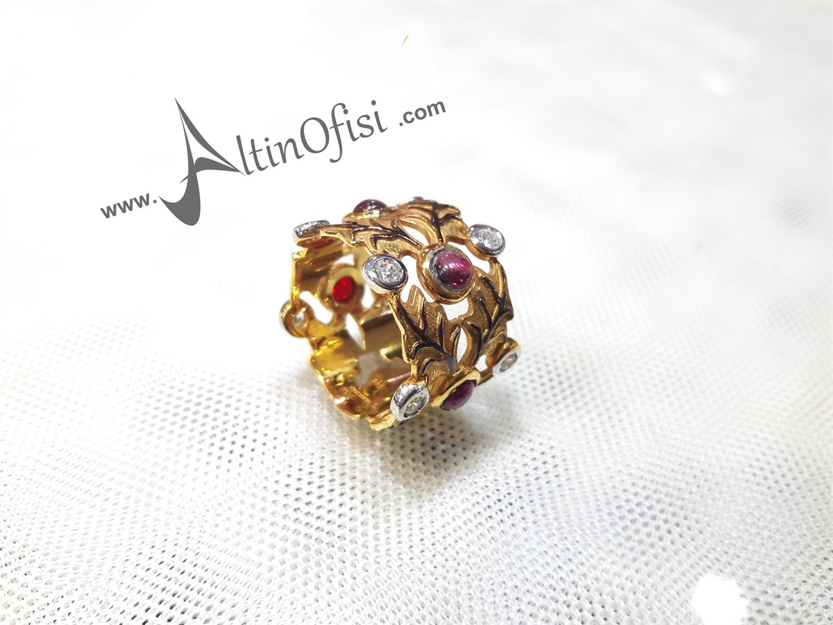 Otantik Alyans Yüzük 14 Ayar Altın