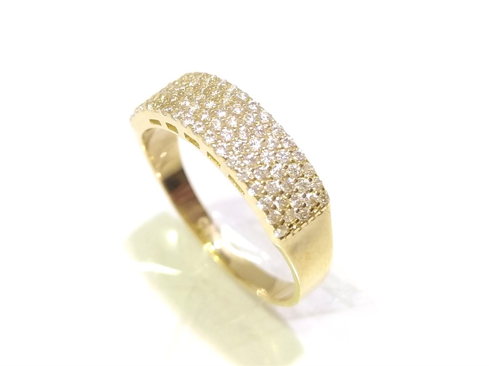 Su Yolu Yüzük 14 Ayar Altın