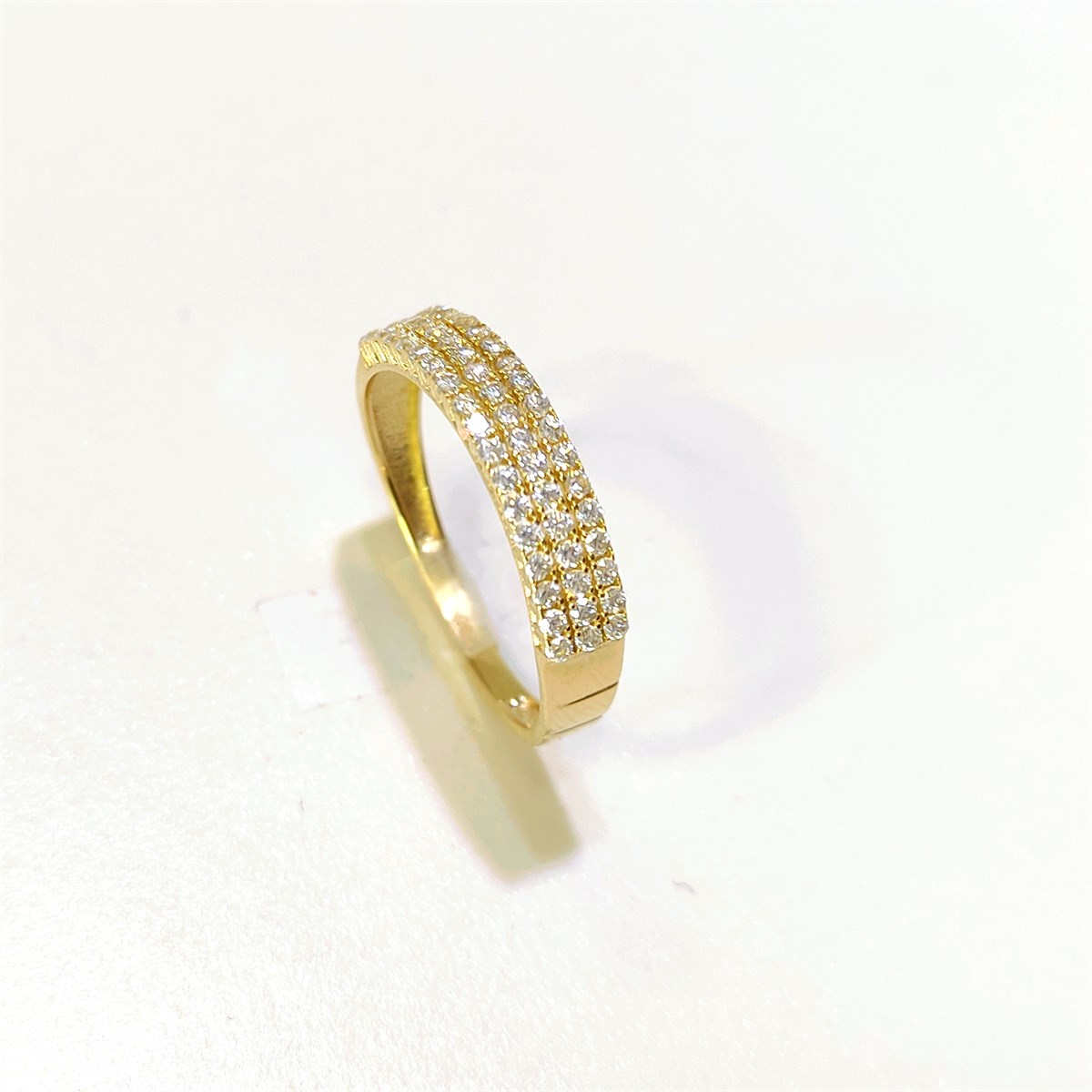 Su Yolu Yüzük 14 Ayar Altın 4K VİDEOLU