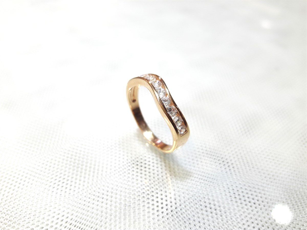 Su yolu Yüzük 14 Ayar Altın