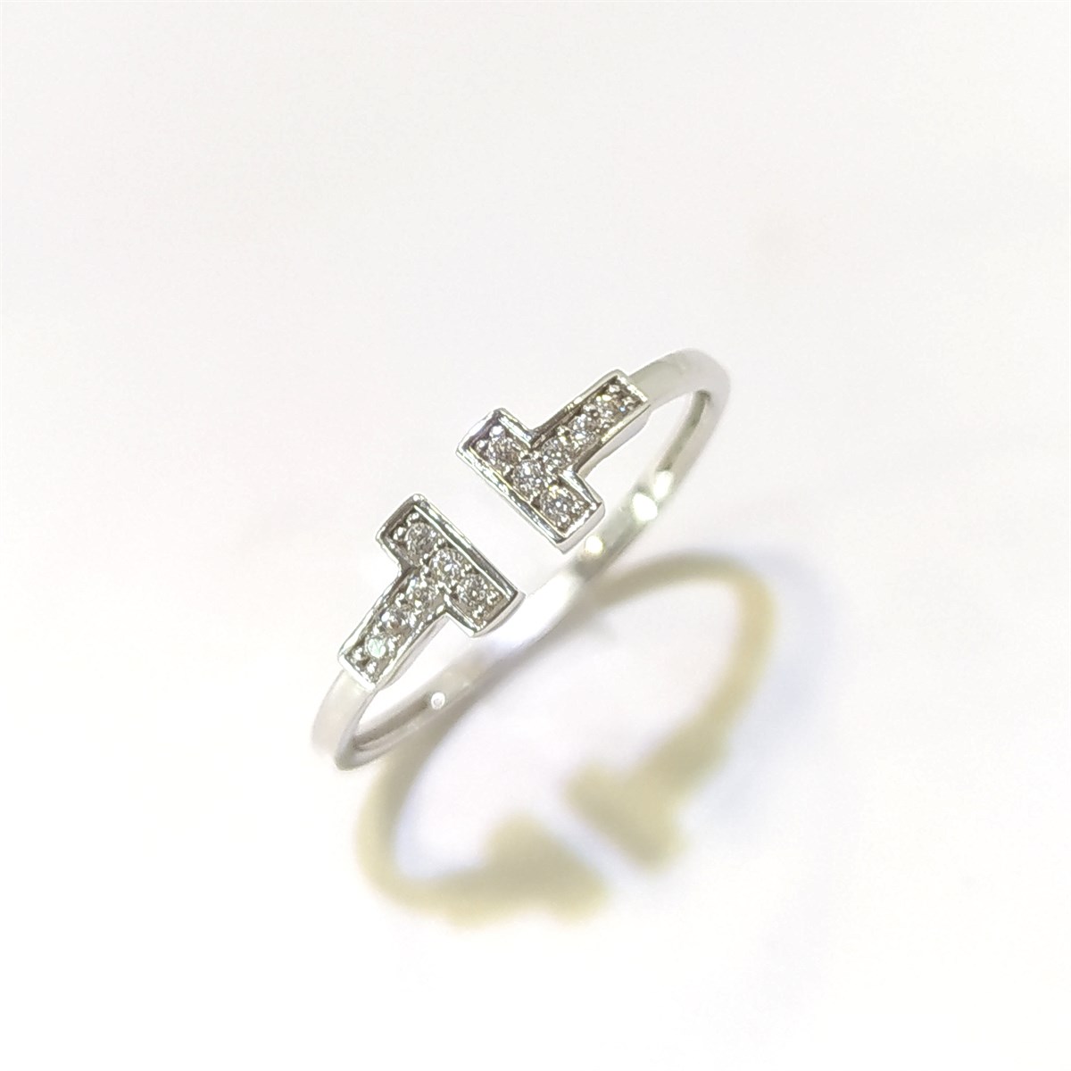 T Yüzük 14 Ayar Altın