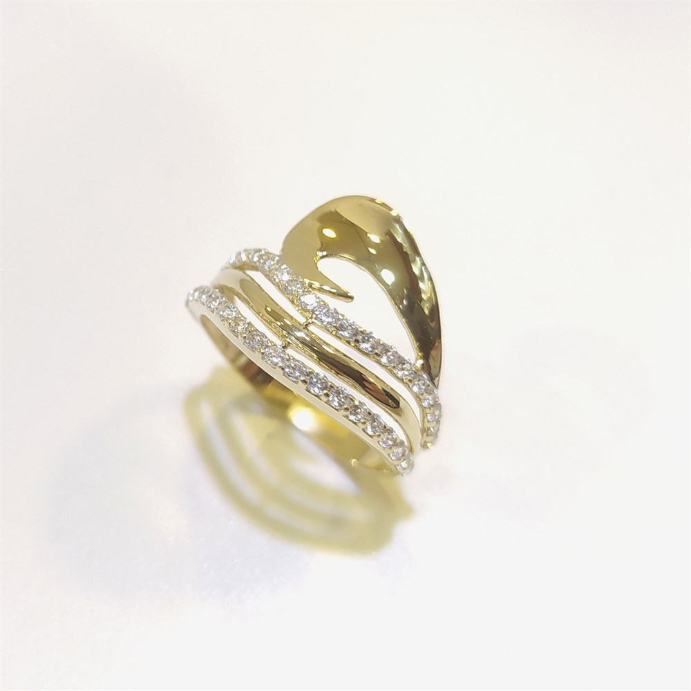 Tasarım Yüzük 14 Ayar Altın