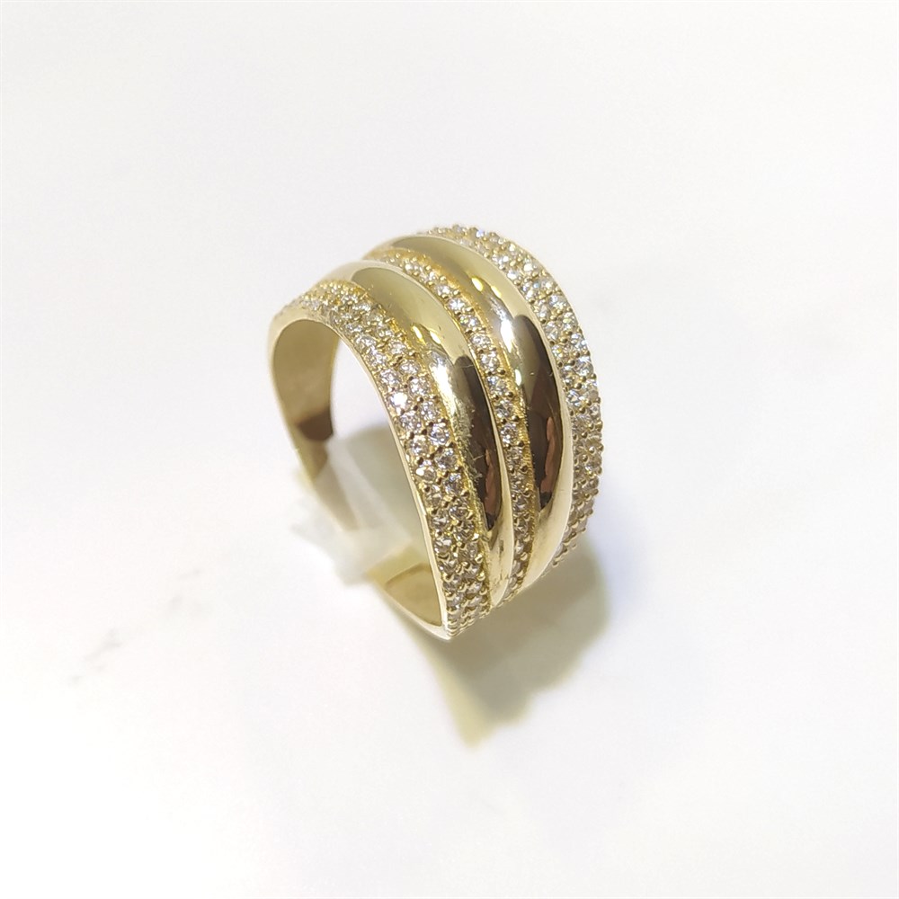 Taşlı Yüzük 14 Ayar Altın