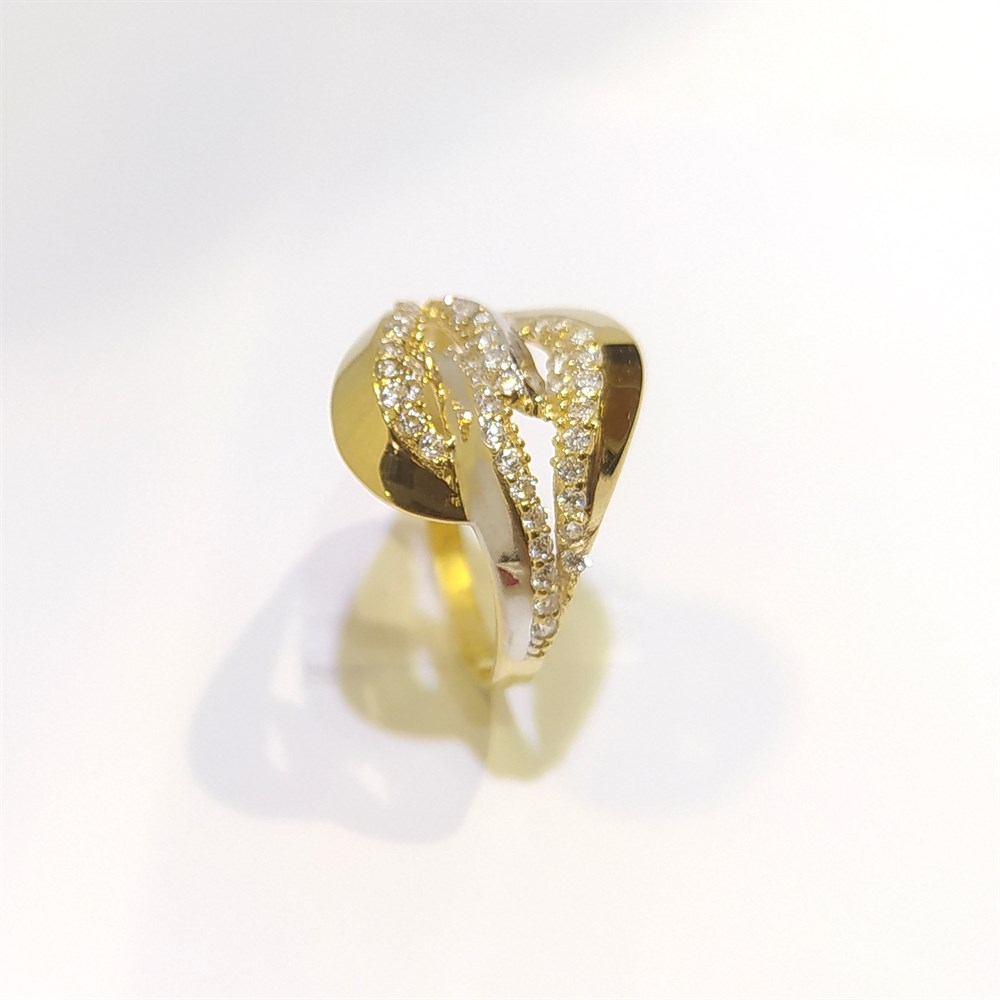 Taşlı Yüzük 14 Ayar Altın