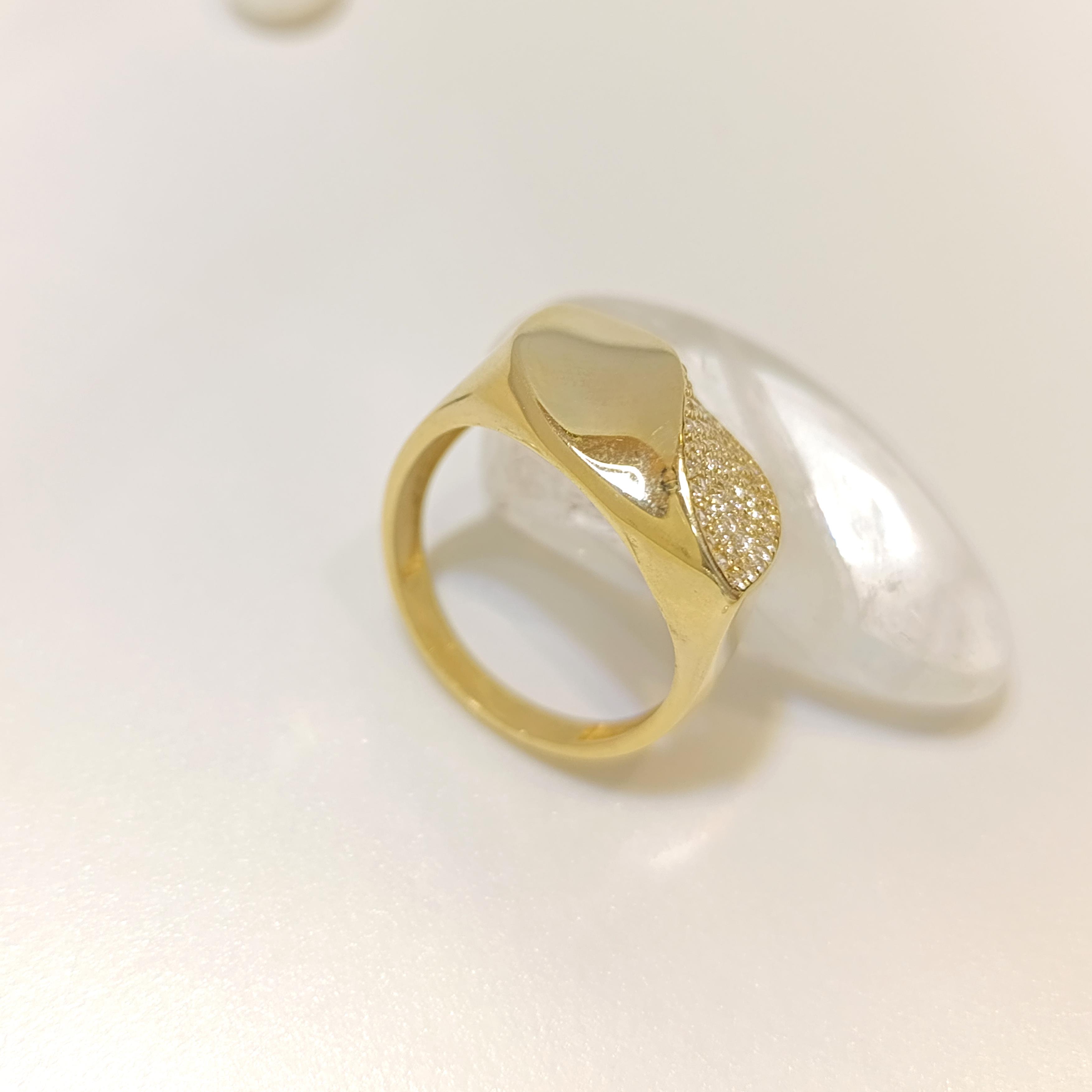 Taşlı Yüzük 14 Ayar Altın HD VİDEOLU