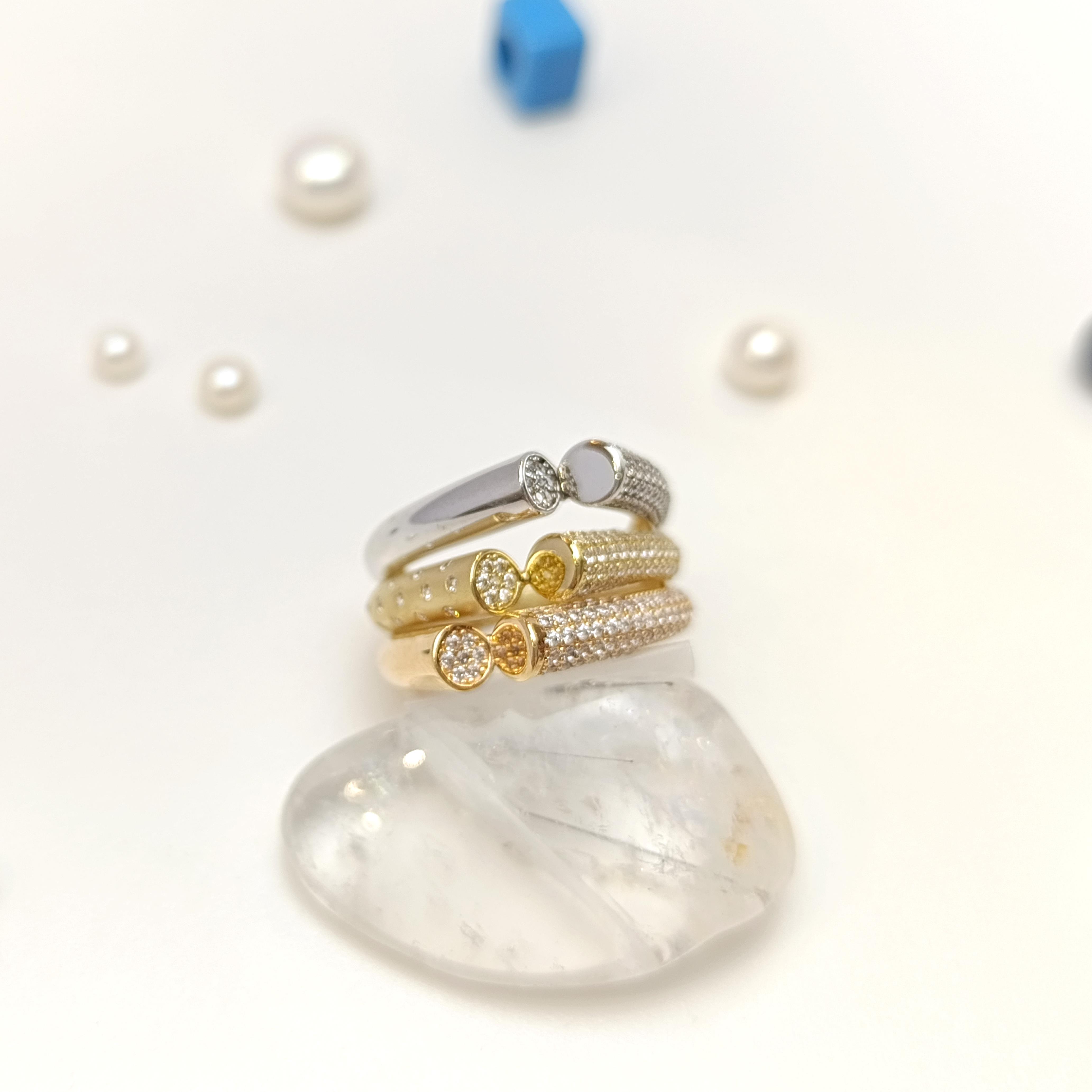 Taşlı Yüzük 14 Ayar Altın HD VİDEOLU