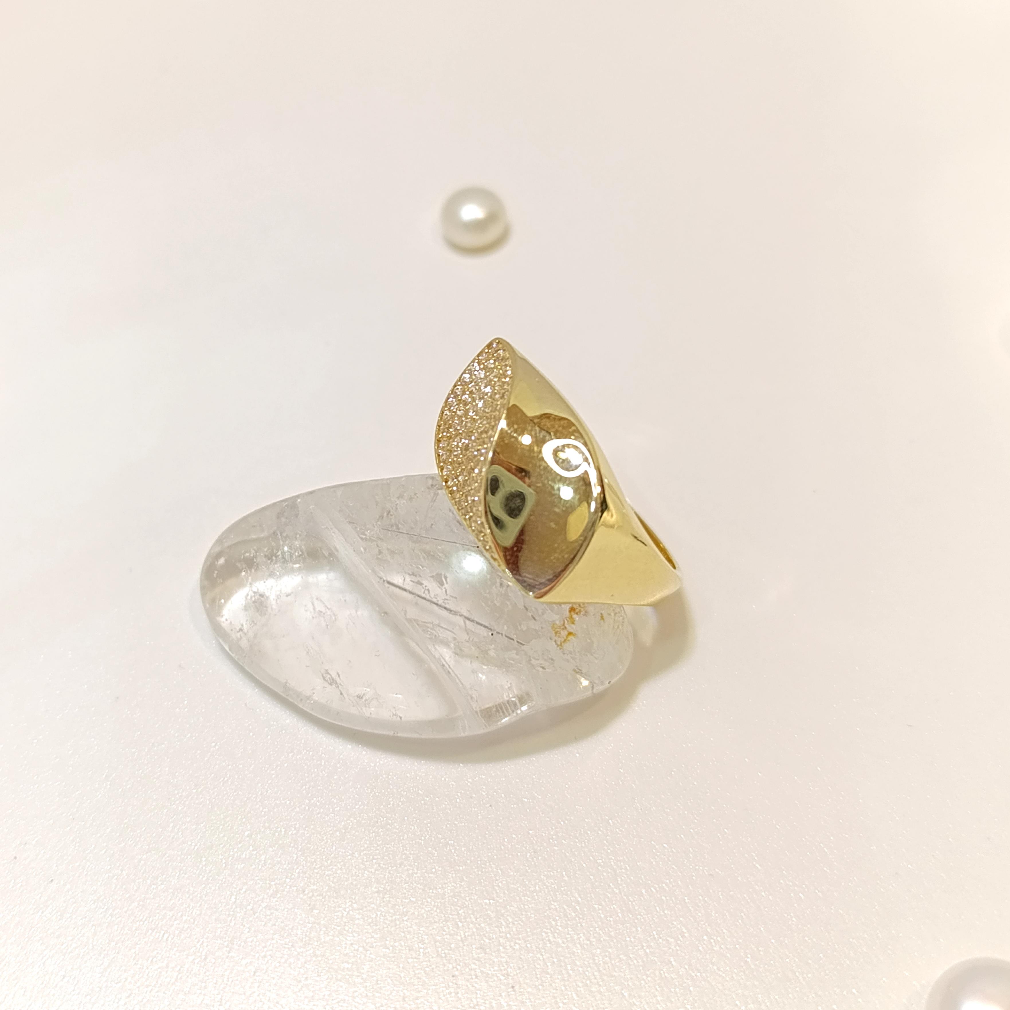 Taşlı Yüzük 14 Ayar Altın HD VİDEOLU