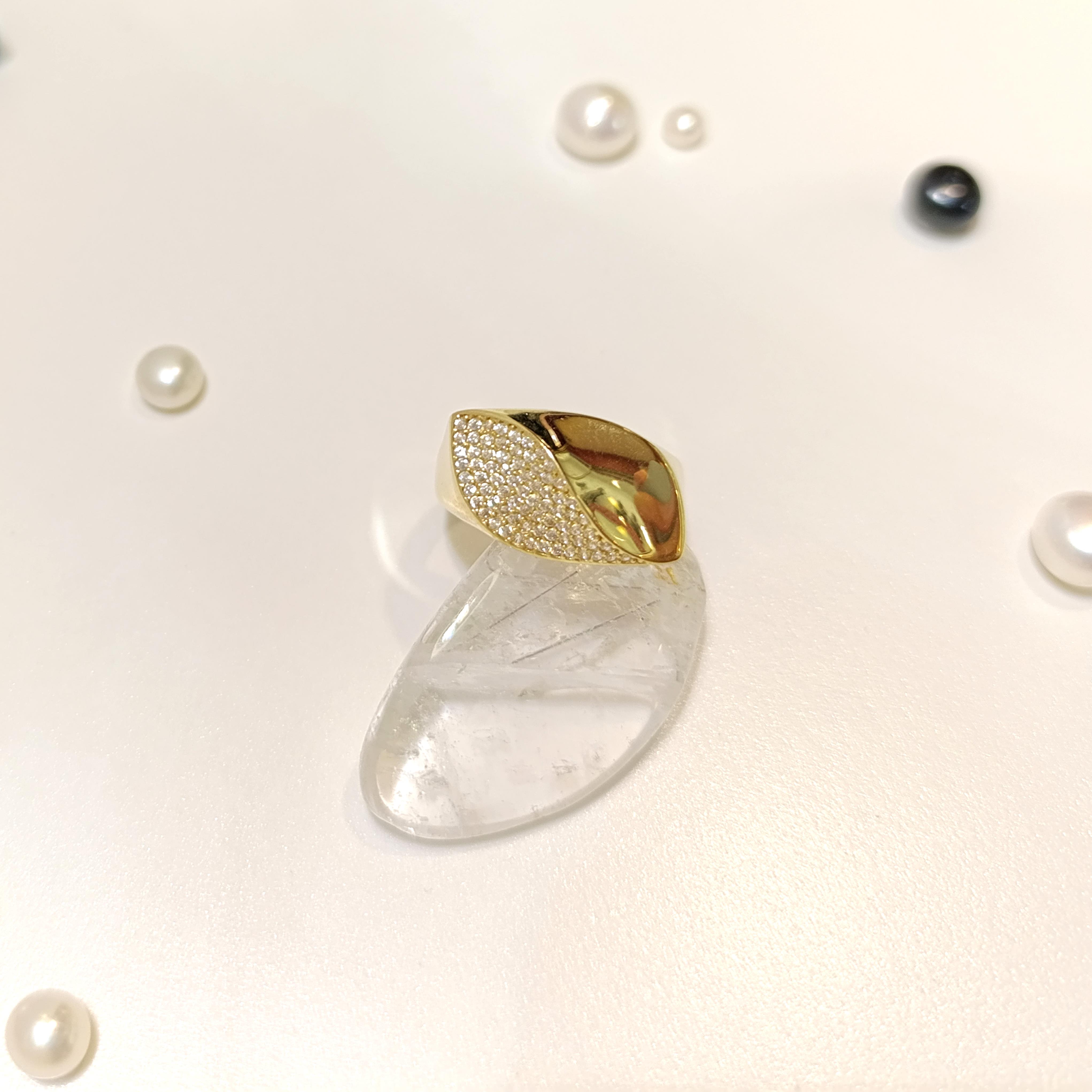 Taşlı Yüzük 14 Ayar Altın HD VİDEOLU