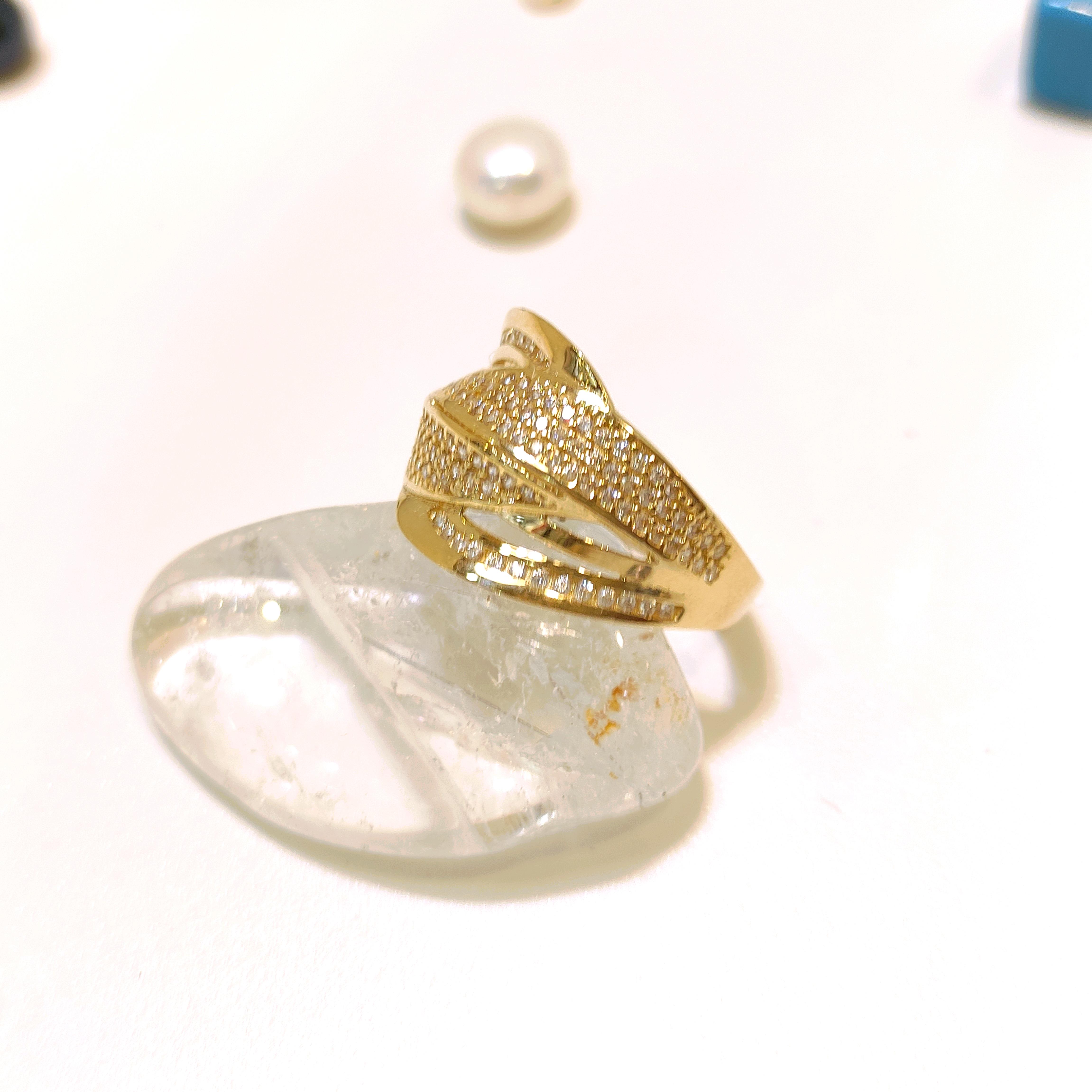 Taşlı Yüzük 14 Ayar Altın HD VİDEOLU