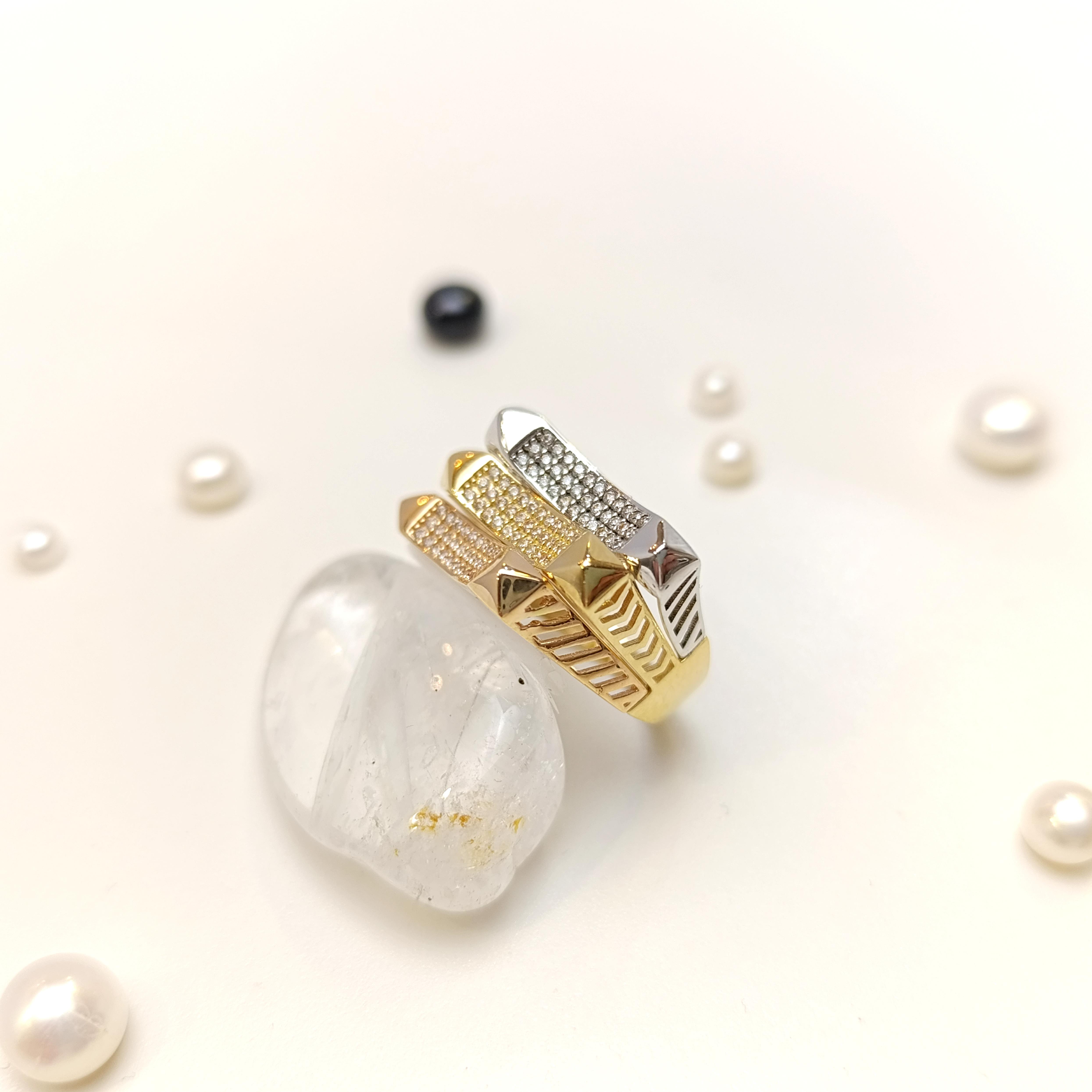 Taşlı Yüzük 14 Ayar Altın HD VİDEOLU