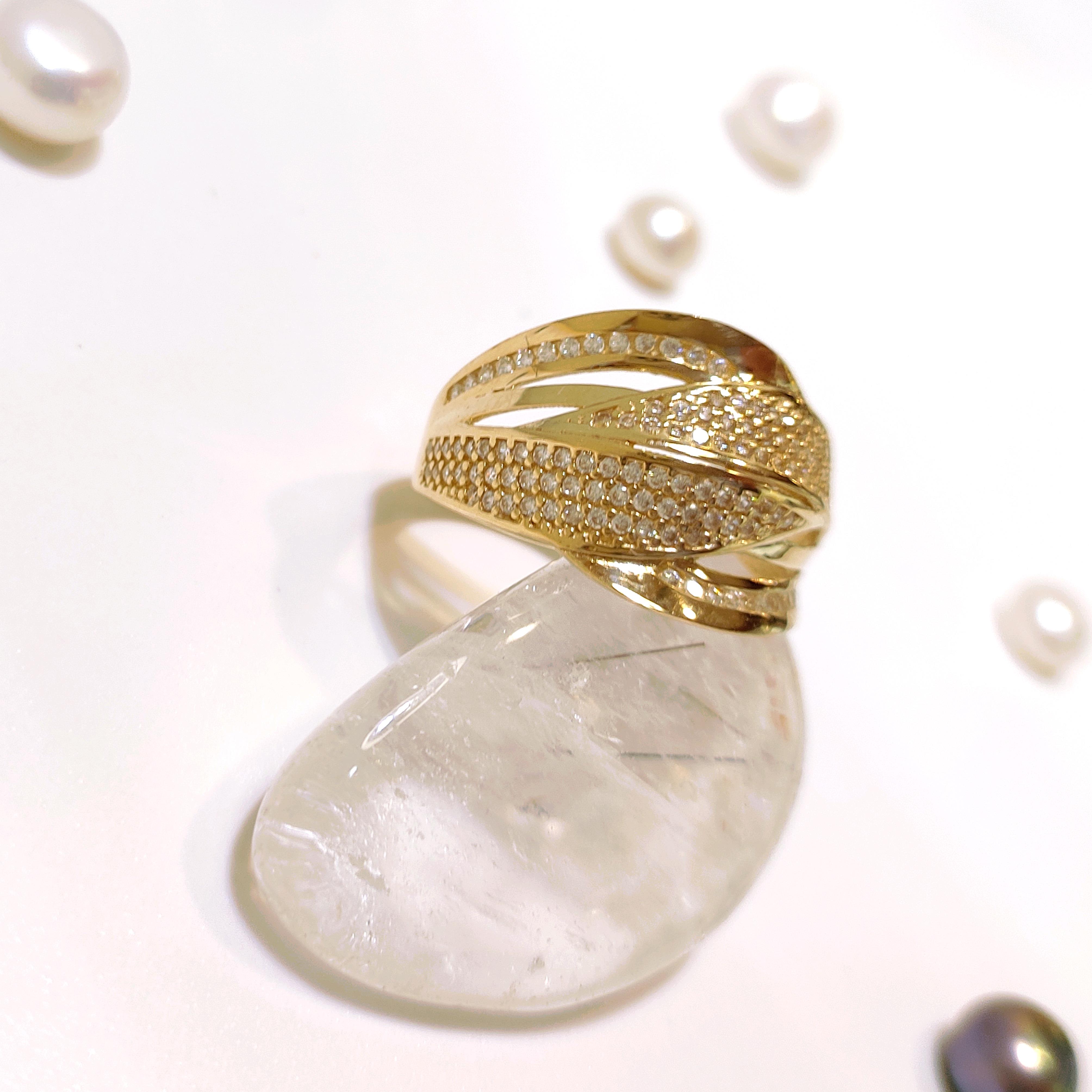 Taşlı Yüzük 14 Ayar Altın HD VİDEOLU