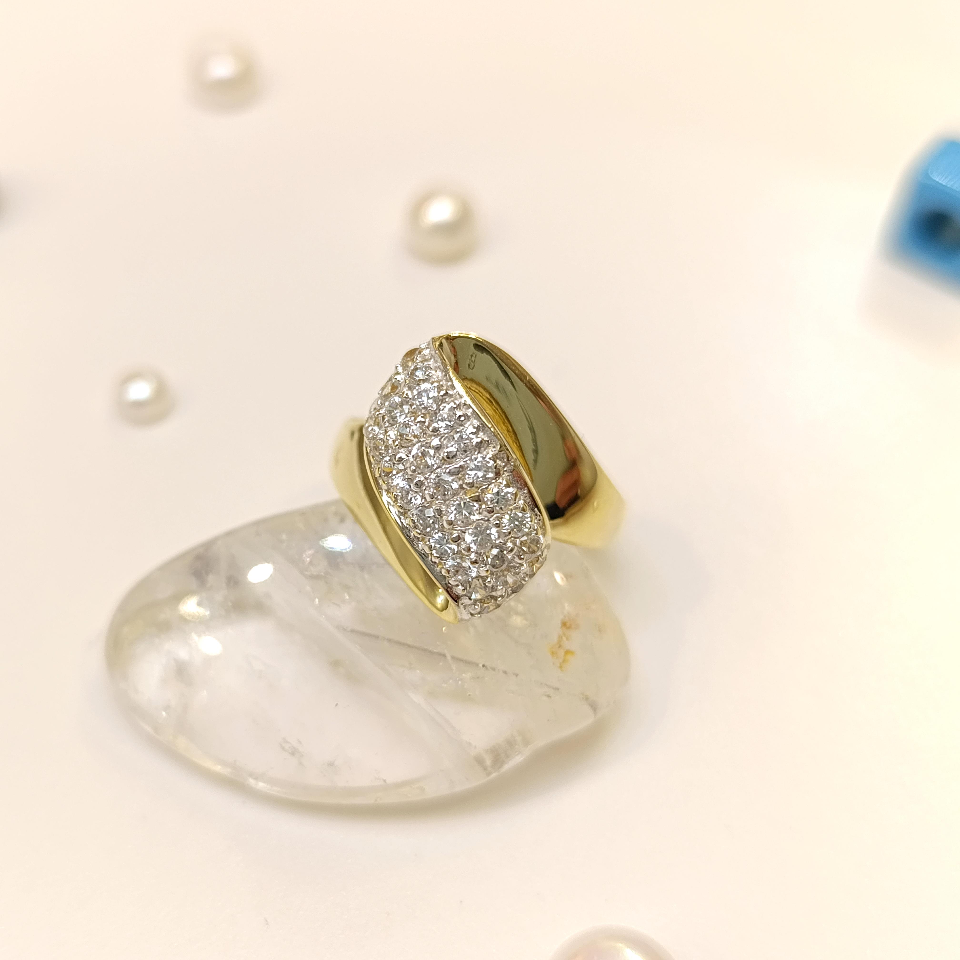 Taşlı Yüzük 14 Ayar Altın HD VİDEOLU