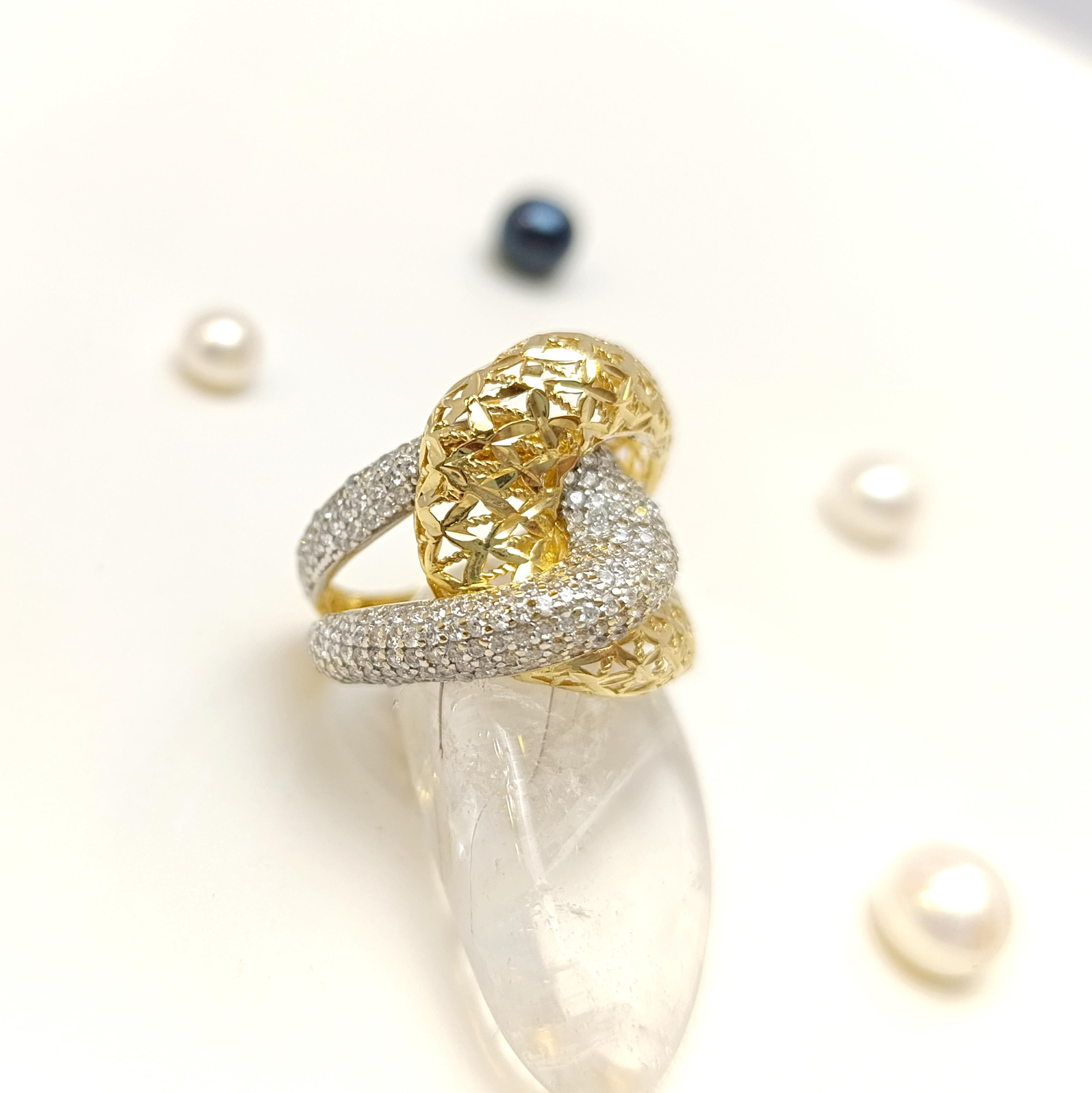 Taşlı Yüzük 14 Ayar Altın HD VİDEOLU