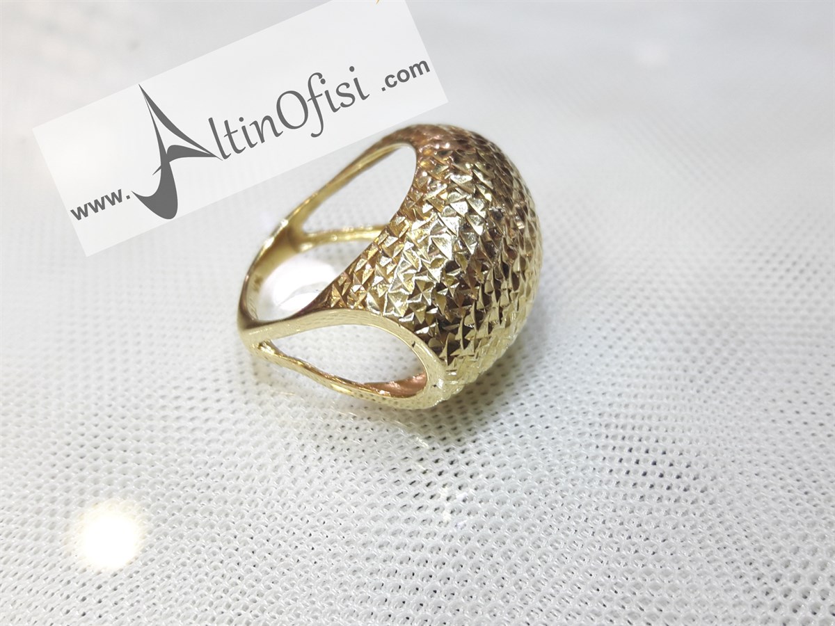Taşsız Yüzük Sarı 14 Ayar Altın