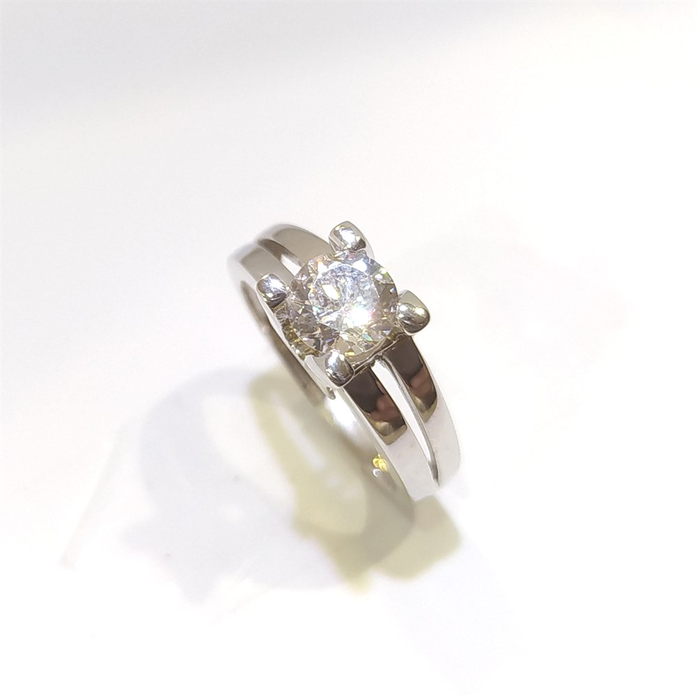 Tek Taş Yüzük 14 Ayar Altın