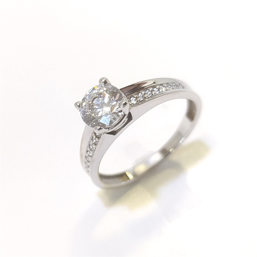 Tek TAş Yüzük 14 Ayar Altın