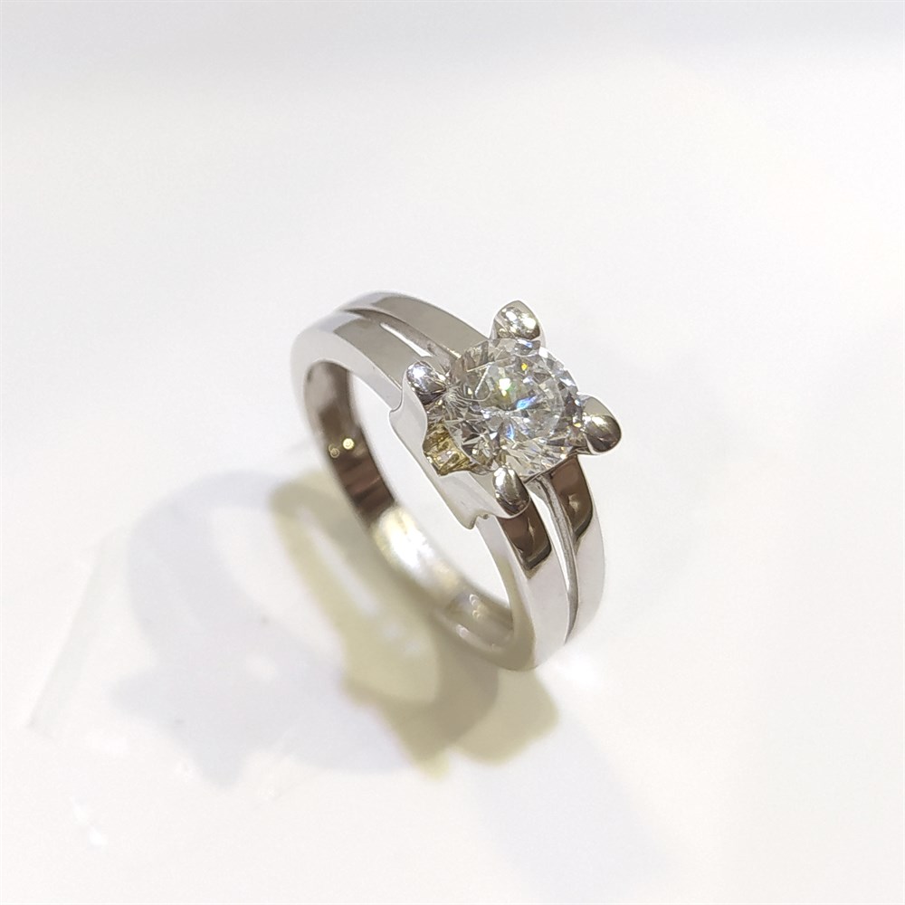 Tek Taş Yüzük 14 Ayar Altın