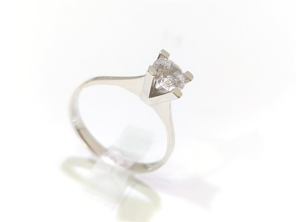 Tek TAş Yüzük 14 Ayar Altın