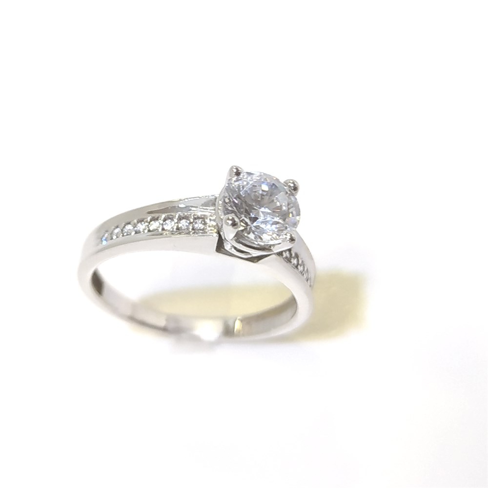 Tek TAş Yüzük 14 Ayar Altın