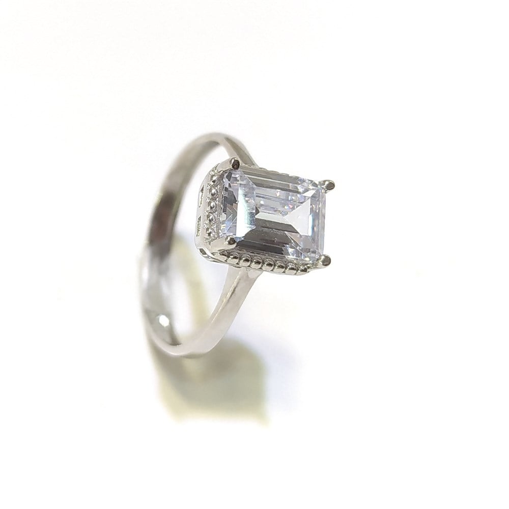 Tek TAş Yüzük 14 Ayar Altın