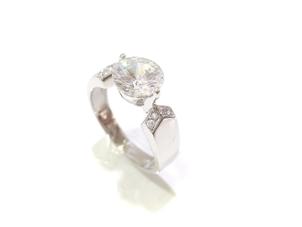 Tek Taş Yüzük 14 Ayar Altın