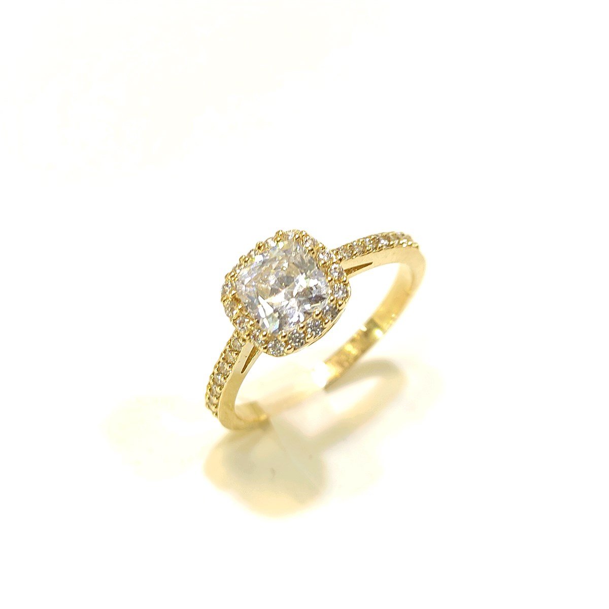 Tek Taş Yüzük 14 Ayar Altın