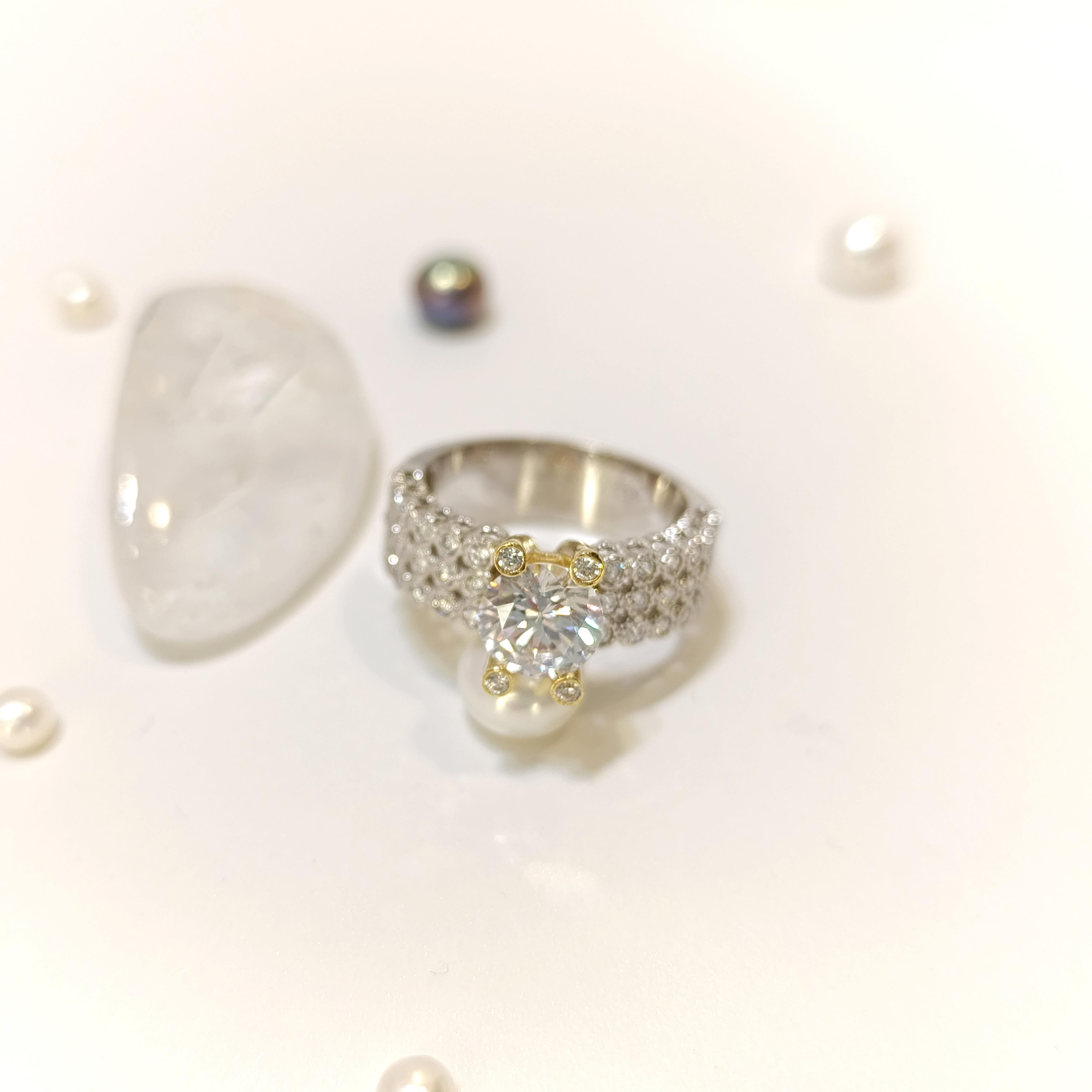 Tek Taş Yüzük 14 Ayar Altın HD VİDEOLU