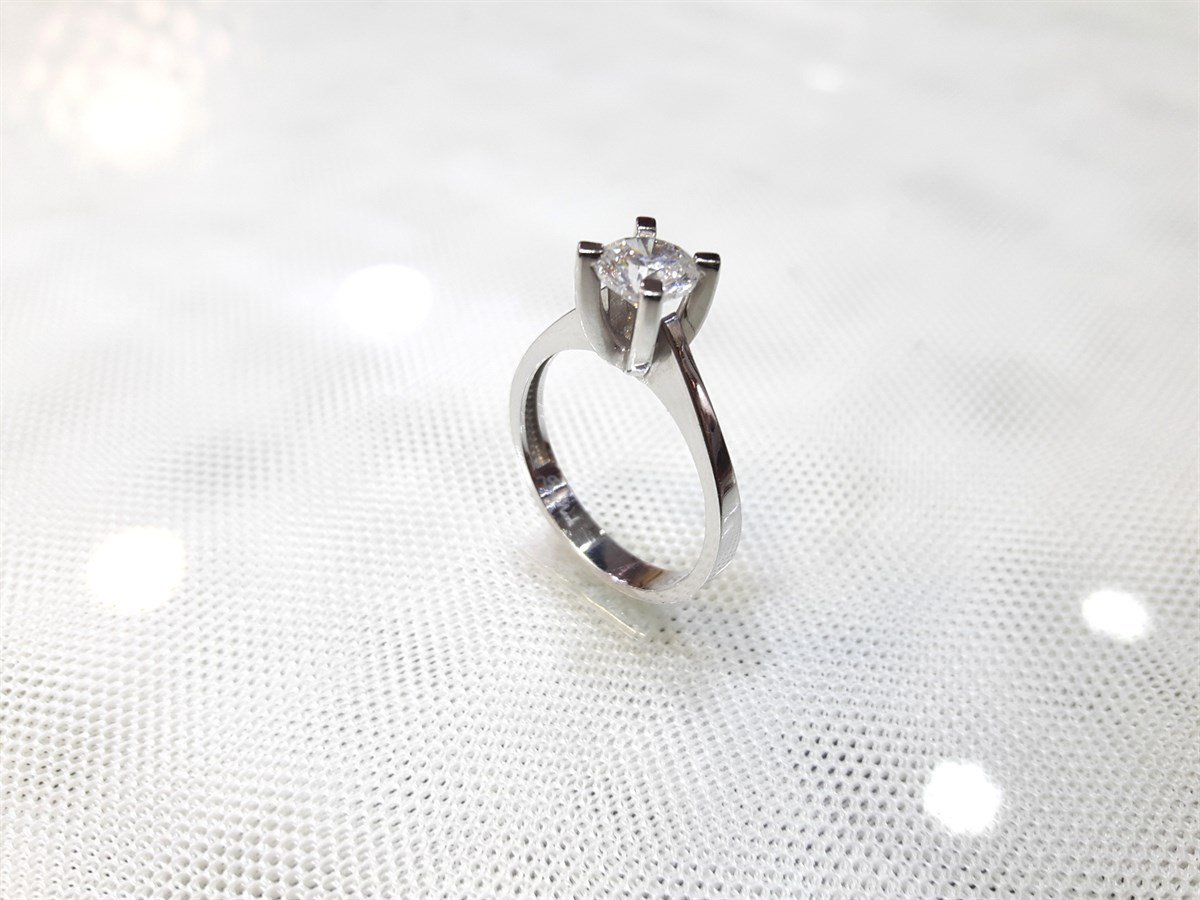 Tektaş Yüzük 14 Ayar Altın