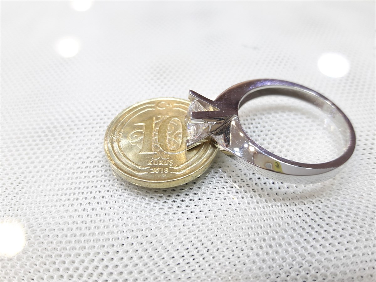 Tektaş Yüzük 14 Ayar Altın