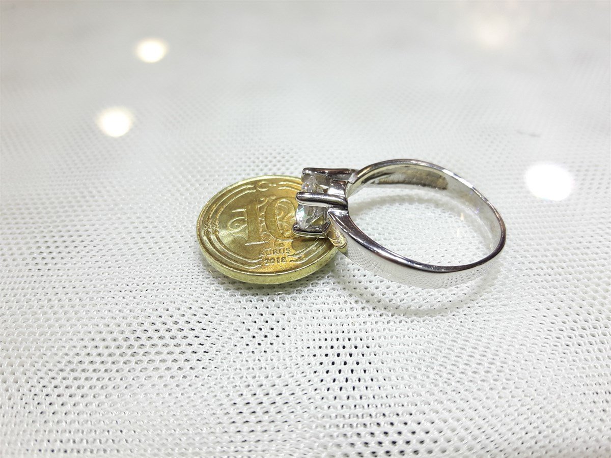 Tektaş Yüzük 14 Ayar Altın