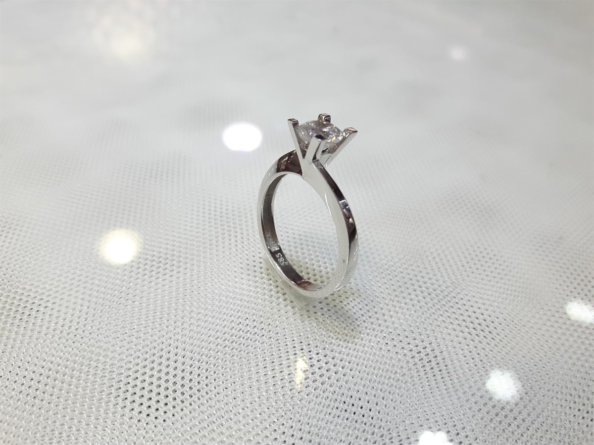 Tektaş Yüzük 14 Ayar Altın