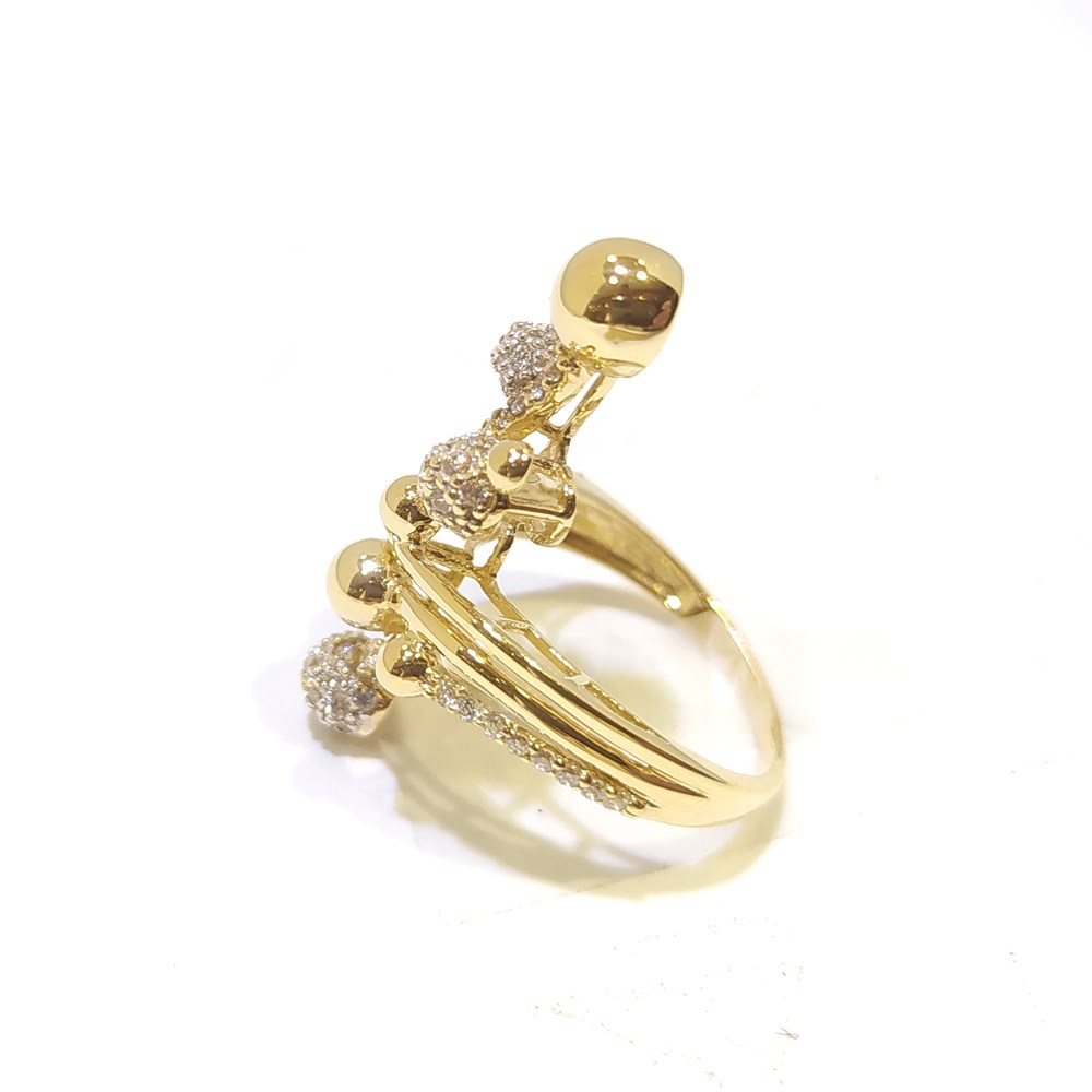 Toplu Tasarım Yüzük 14 Ayar Altın