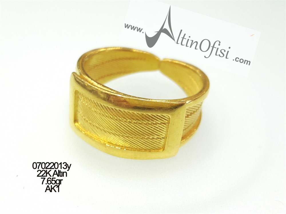 Trabzon Hasırı Yüzük 22 Ayar Altın