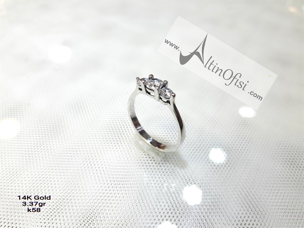 Tria Yüzük 14 Ayar Altın