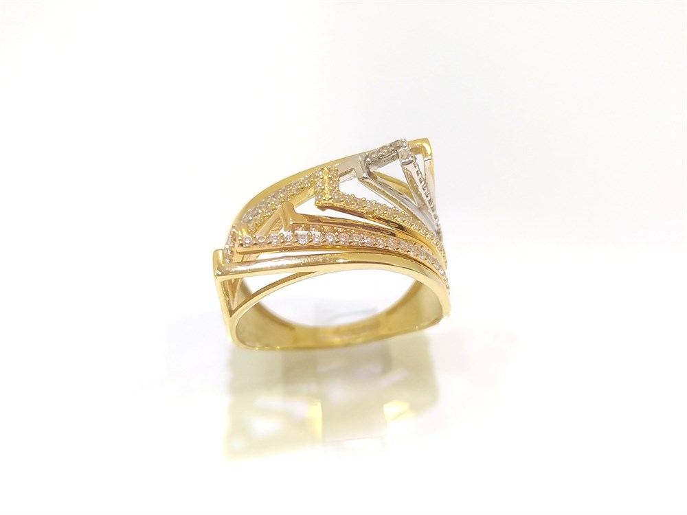 Yedi Sıralı Yüzük 14 Ayar Altın