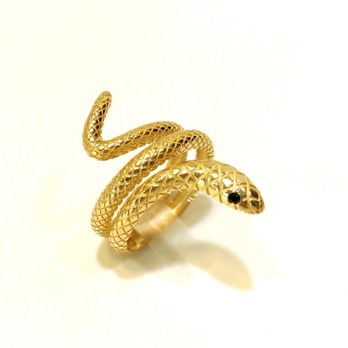 Yılan Yüzük 14 Ayar Altın