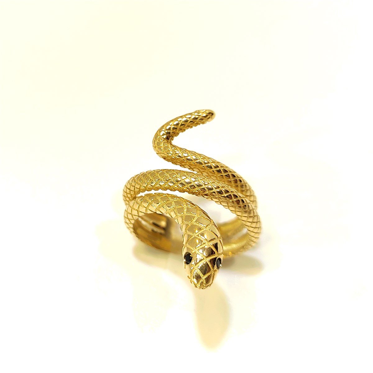 Yılan Yüzük 14 Ayar Altın
