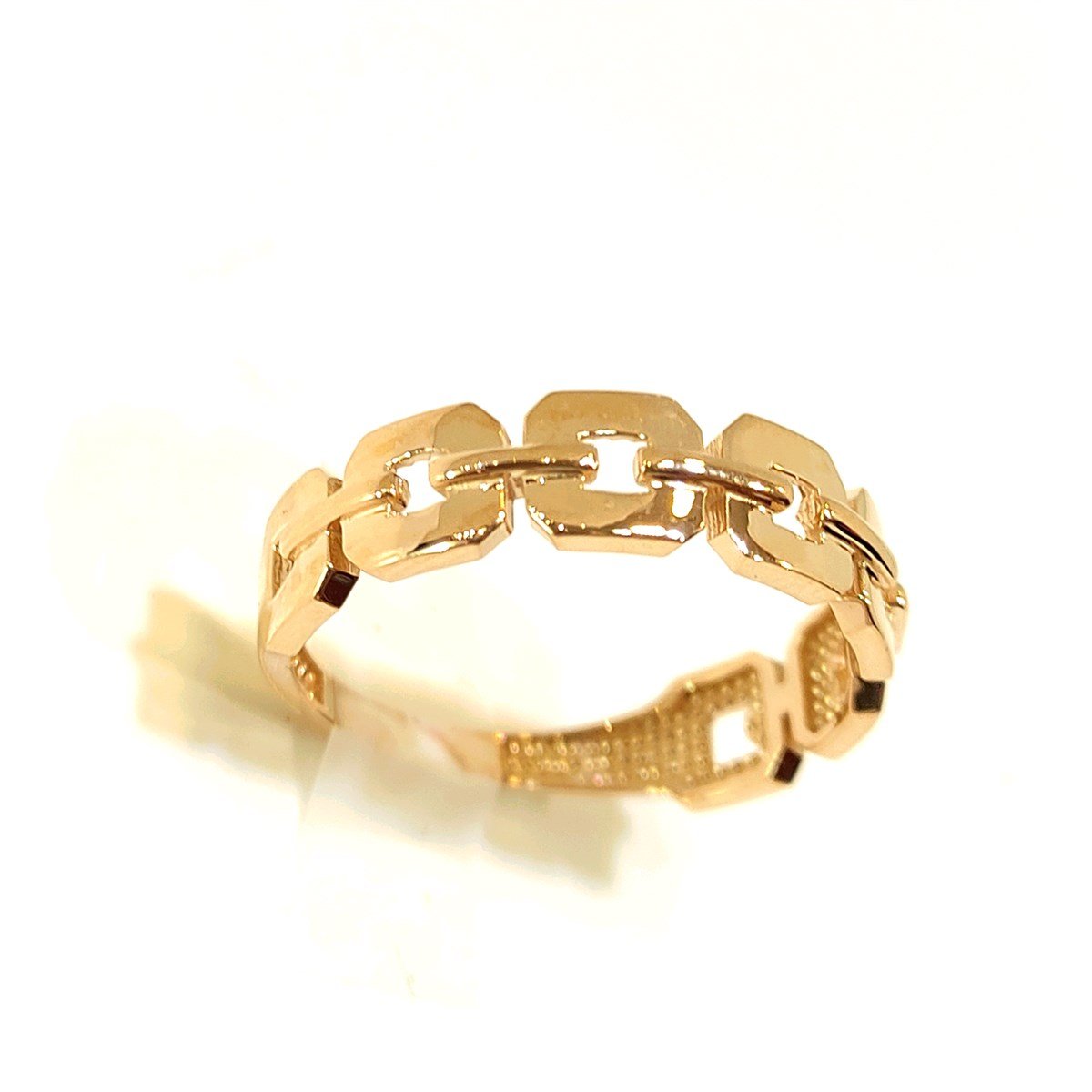 Zincir Taşsız Yüzük 14 Ayar Altın