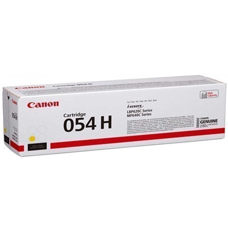 Canon 054H Sarı Orjinal Toner Yüksek Kapasite