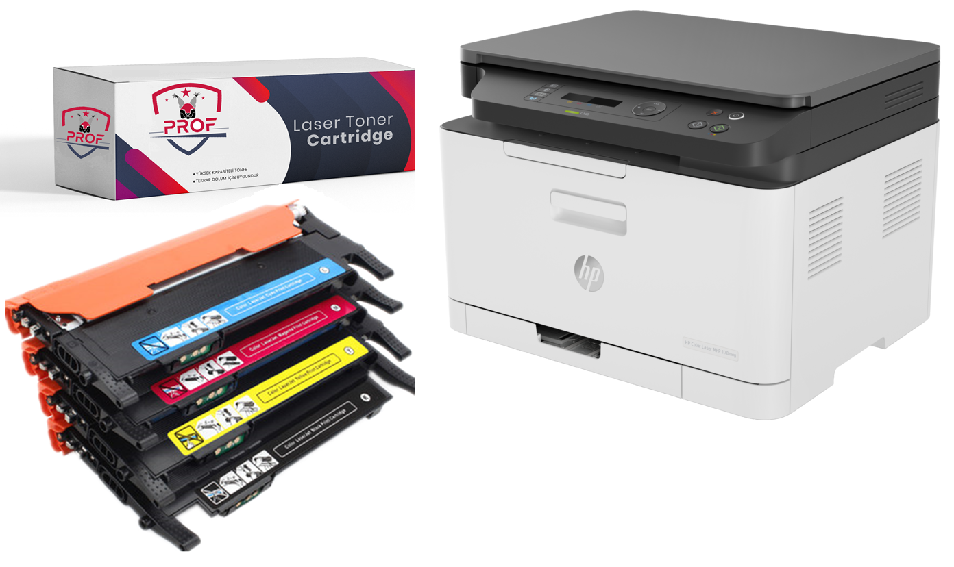 HP Color Laser MFP 178nw / 179fnw W2070A -117A Siyah Toner - Muadil