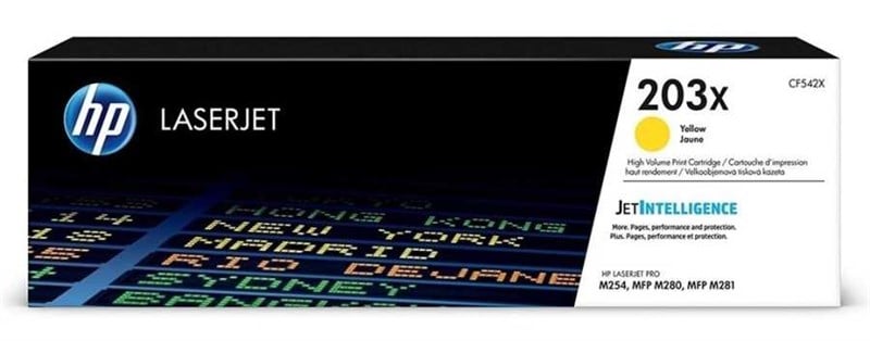 Hp Color LaserJet Pro M254dw Sarı Orjinal Toner Yüksek Kapasite