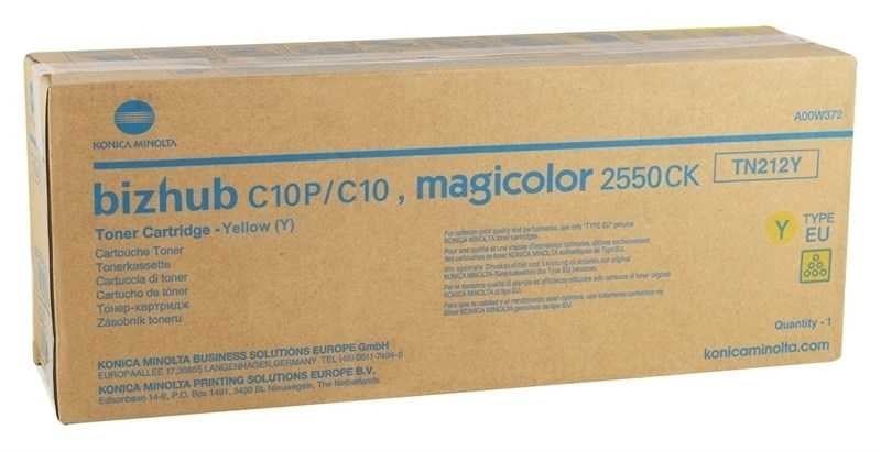 Konica Minolta Bizhub C10X Sarı Orjinal Toner